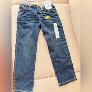 Cat & Jack Blue Kids Jeans with Yellow Accent